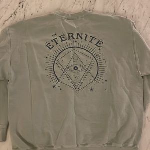 Éternité xl teal sweater